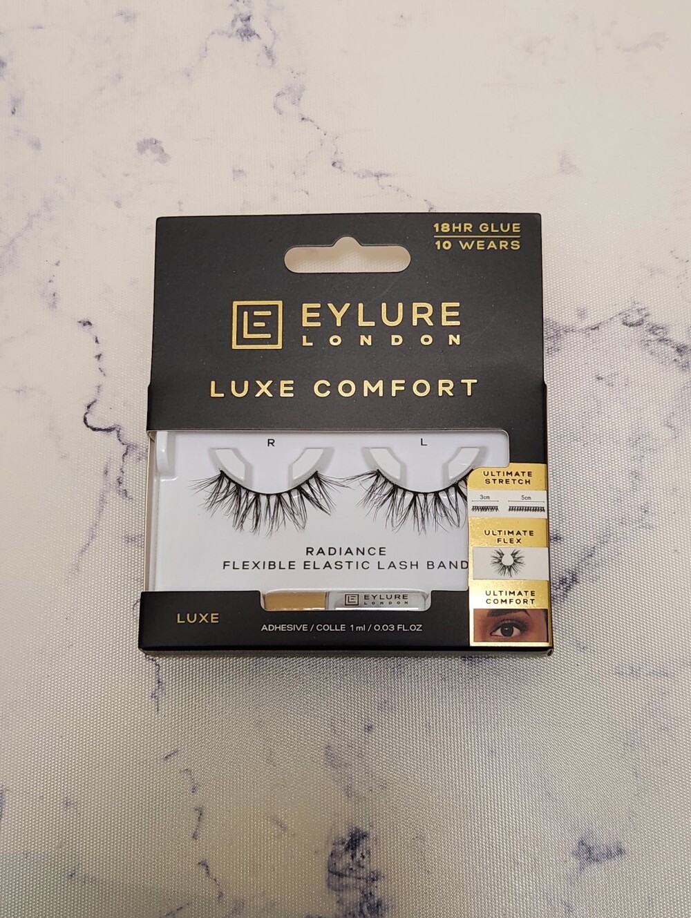 Eyelure London Luxe Comfort Radiance Flexible Elastic Lash Band Lashes